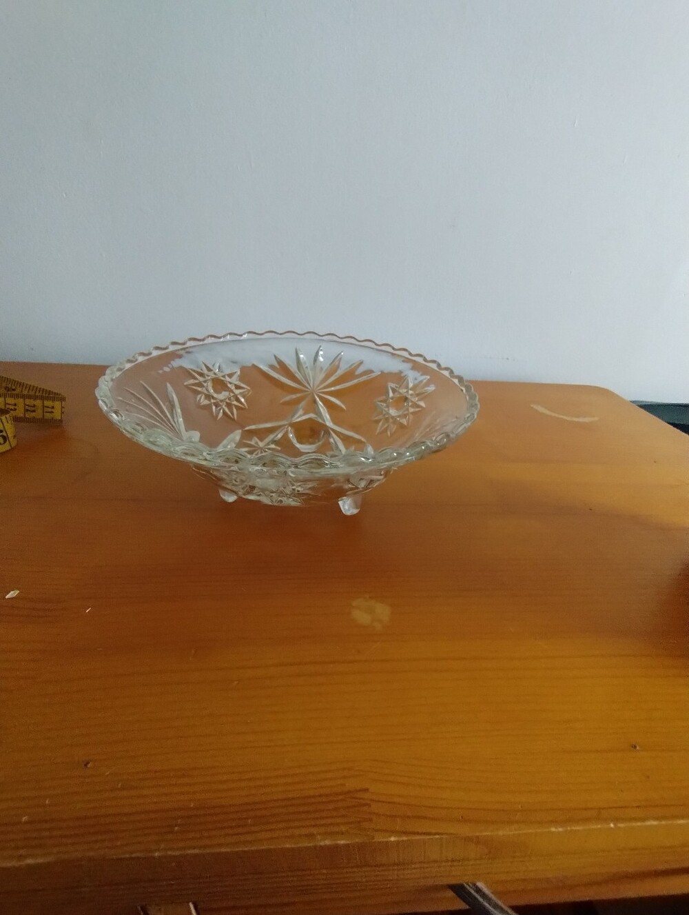 VTG David Star 3 Footed Candy Bowl